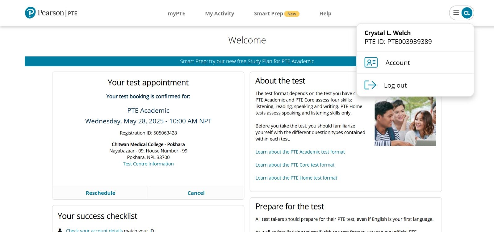 PTE Booking Confirmation 3