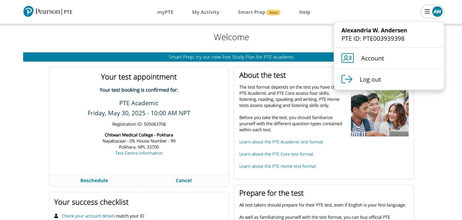 PTE Booking Confirmation 3